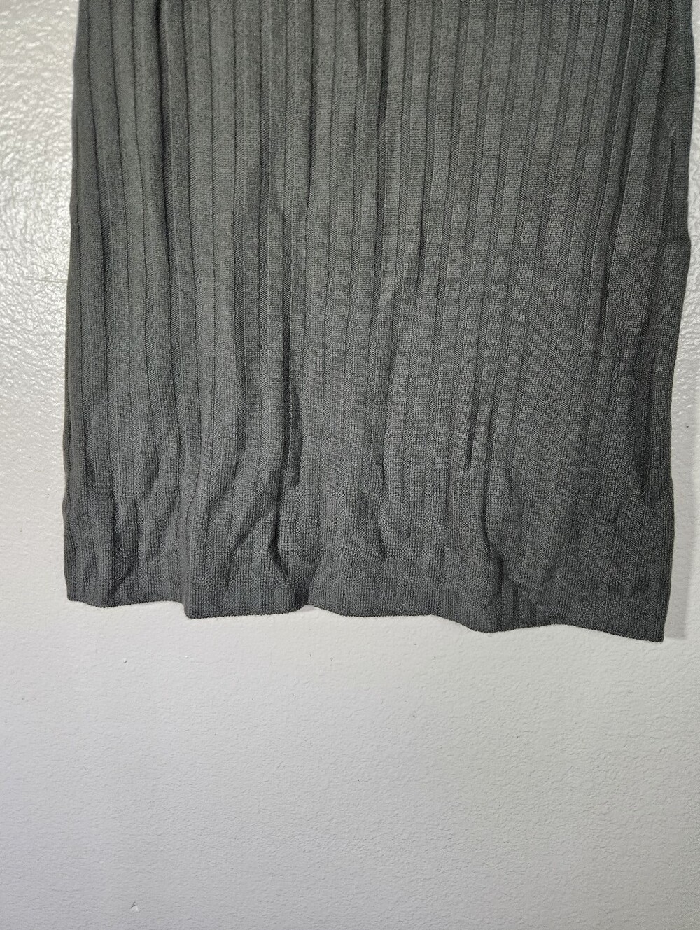 Quince Mongolian Cashmere Midi Skirt Moss Size S - Picture 4 of 10